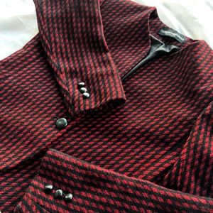 Vintage Red & Black Blazer • 4 • Herbert Grossman